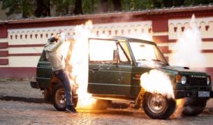 Сцена от втория сезон на сериала на БНТ "Под прикритие"