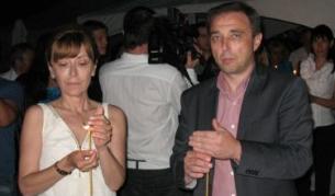 11 юни 2011 г. Стартът на туристическия сезон в най-големия курорт на Балканите – Слънчев бряг. Празникът съвпадна и с откриването на възстановения централен мостик. На снимката: Мария Михалева, тогава изп. директор на "Слънчев бряг" АД и Златко Димитров, тогава председател на Управителния съвет на "Слънчев бряг" АД