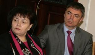 Янка Такева и министърът на образованието Сергей Игнатов