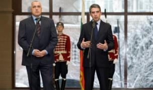 Президентът Росен Плевнелиев и министър-председателят Бойко Борисов имаха първа работна среща