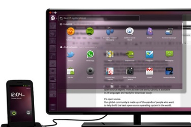 "Убунту" превръща андроид-смартфон в истински компютър