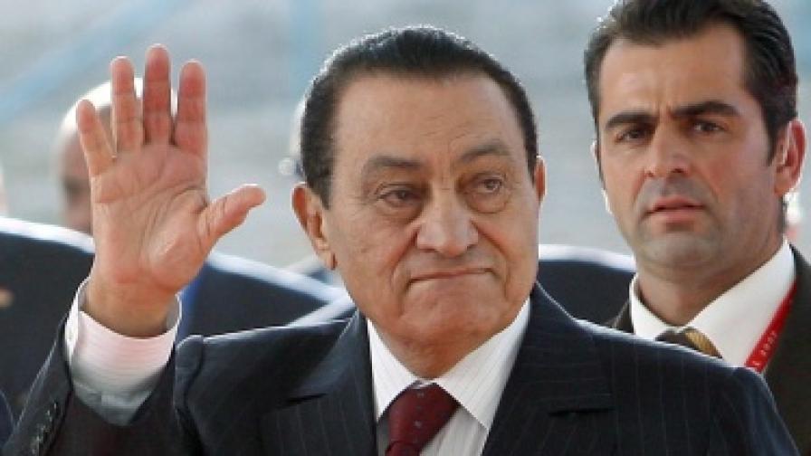 Хосни Мубарак по времето, когато беше президент на Египет
