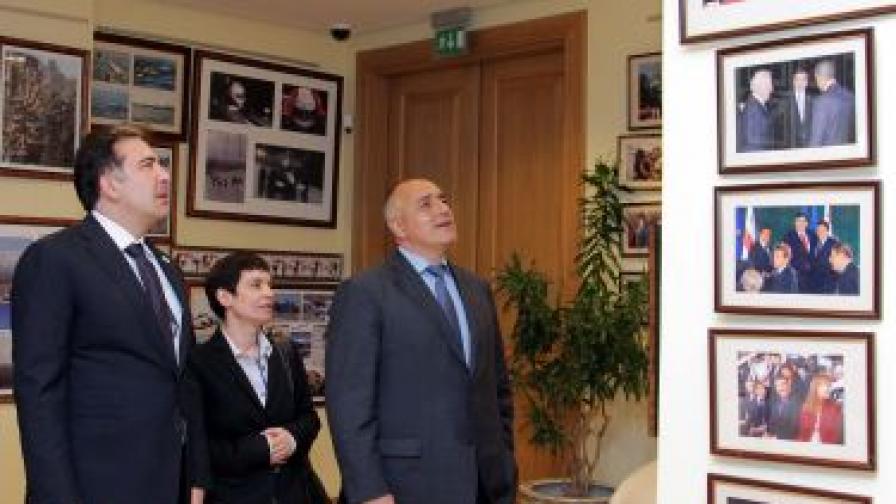 Президентът на Грузия Михаил Саакашвили се срещна с премиера Бойко Борисов