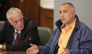 Проф. Милошев и министър-председателят Борисов