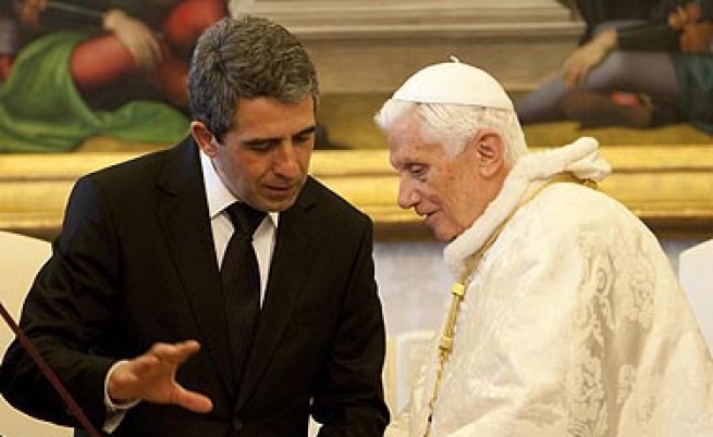 Плевнелиев: Ватиканът е впечатлен от стабилността ни