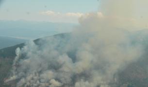 Все още ликвидират локални огнища на Витоша