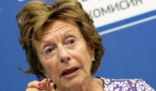 Зам.-председателят на ЕК и комисар по информационните технологии в Европа Нели Крус