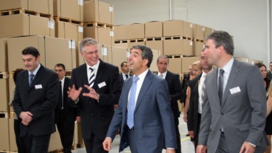 При посещението си в Пловдив президентът Плевнелиев откри нова фабрика на немската компания "Зигер-Мекалит" за производство на компоненти за бяла техника