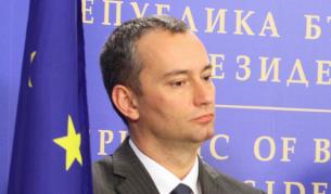 Министърът на външните работи Николай Младенов на пресконференцията след КСНС