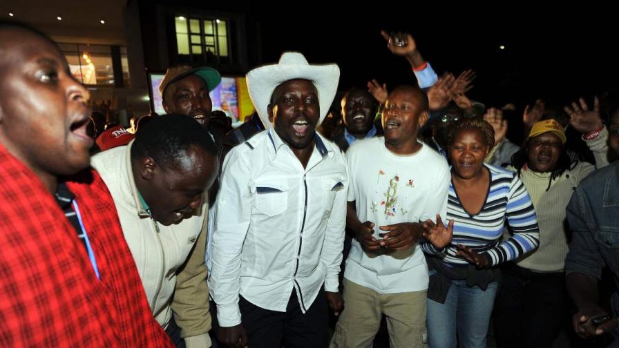 Кенийци по време на президентските избори тази година