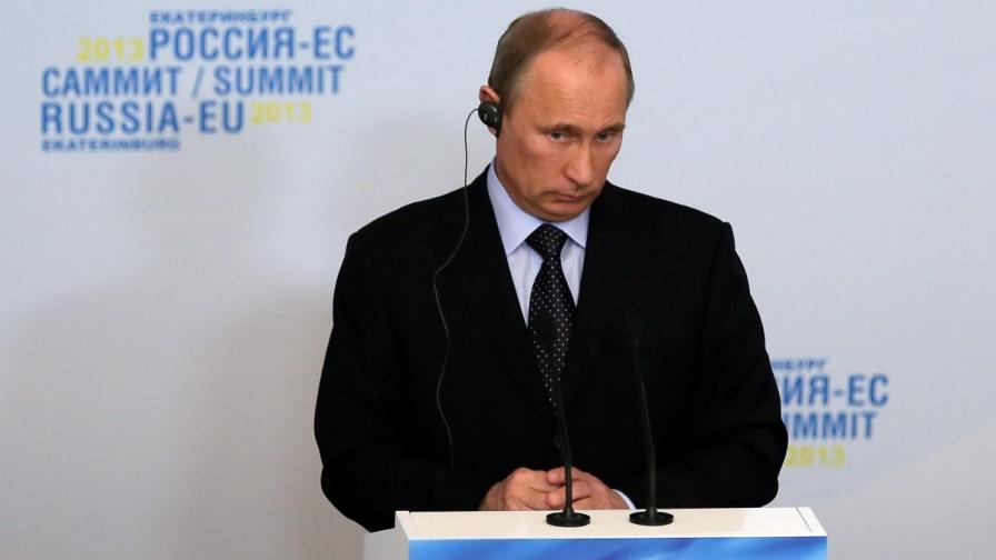 Путин: Военна намеса в Сирия би била неуспешна