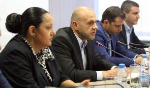 Днес, 10 юни в Централата на ПП ГЕРБ се проведе пресконференция. На снимката: Лиляна Павлова, Томислав Дончев, Делян Добрев и Владислав Горанов