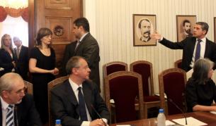 Кадър от заседанието на Консултативния съвет по национална сигурност