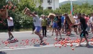 Протест на земеделци в Сандански