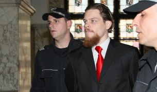 Джок Полфрийман по време на делото във Върховния касационен съд, 2011 г.