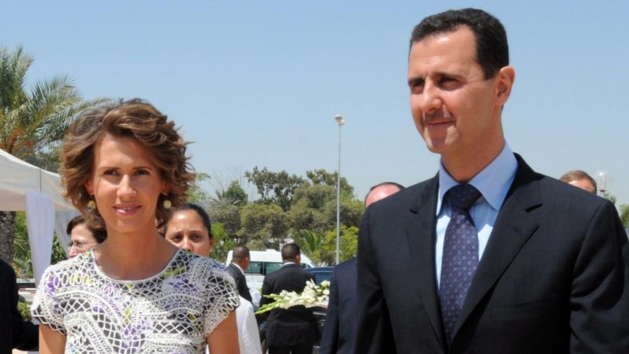 Асма Асад: Не съм избягала от Сирия