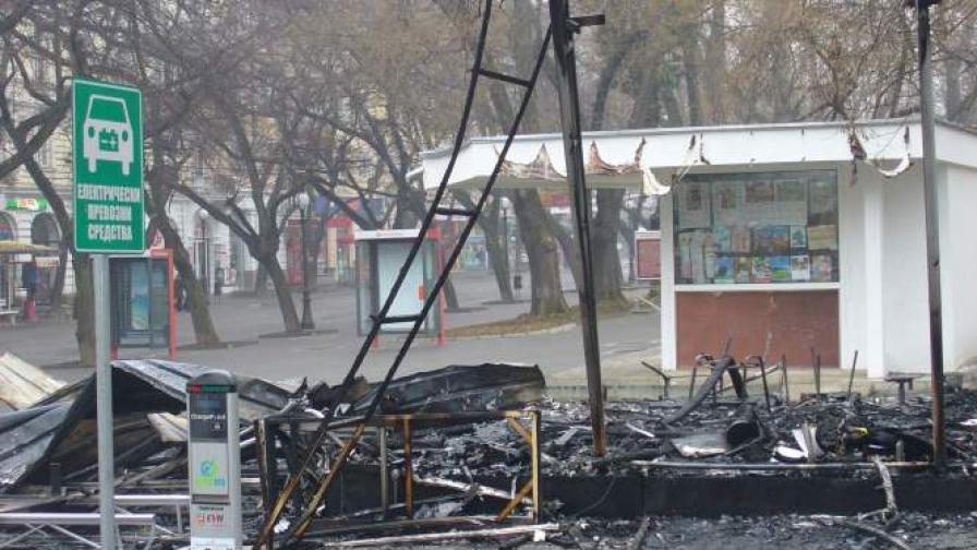 Офисът на "България без цензура" в Стара Загора е изгорял